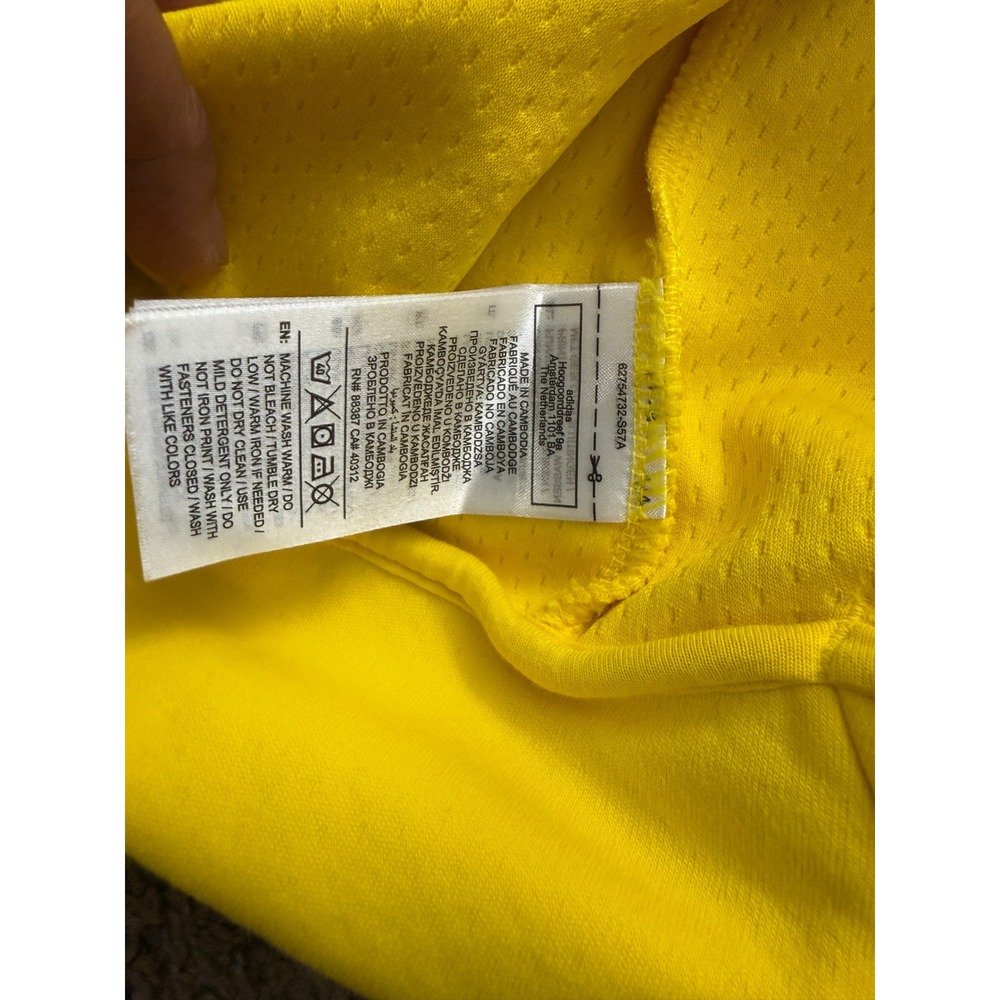 Adidas FIFA World Cup 2026 Lays Track Hoodie Yellow Mens Medium KZ0629 New - Picture 8 of 9